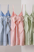 Stripe Bow Babydoll Sundress