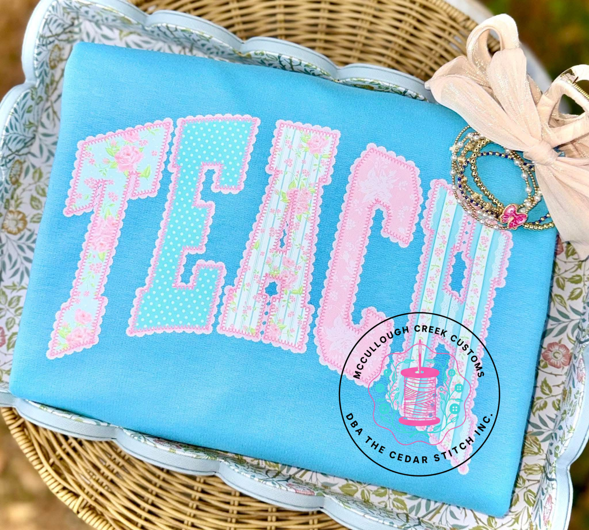 Scalloped Pray/Mama/Nurse/Teach Tee