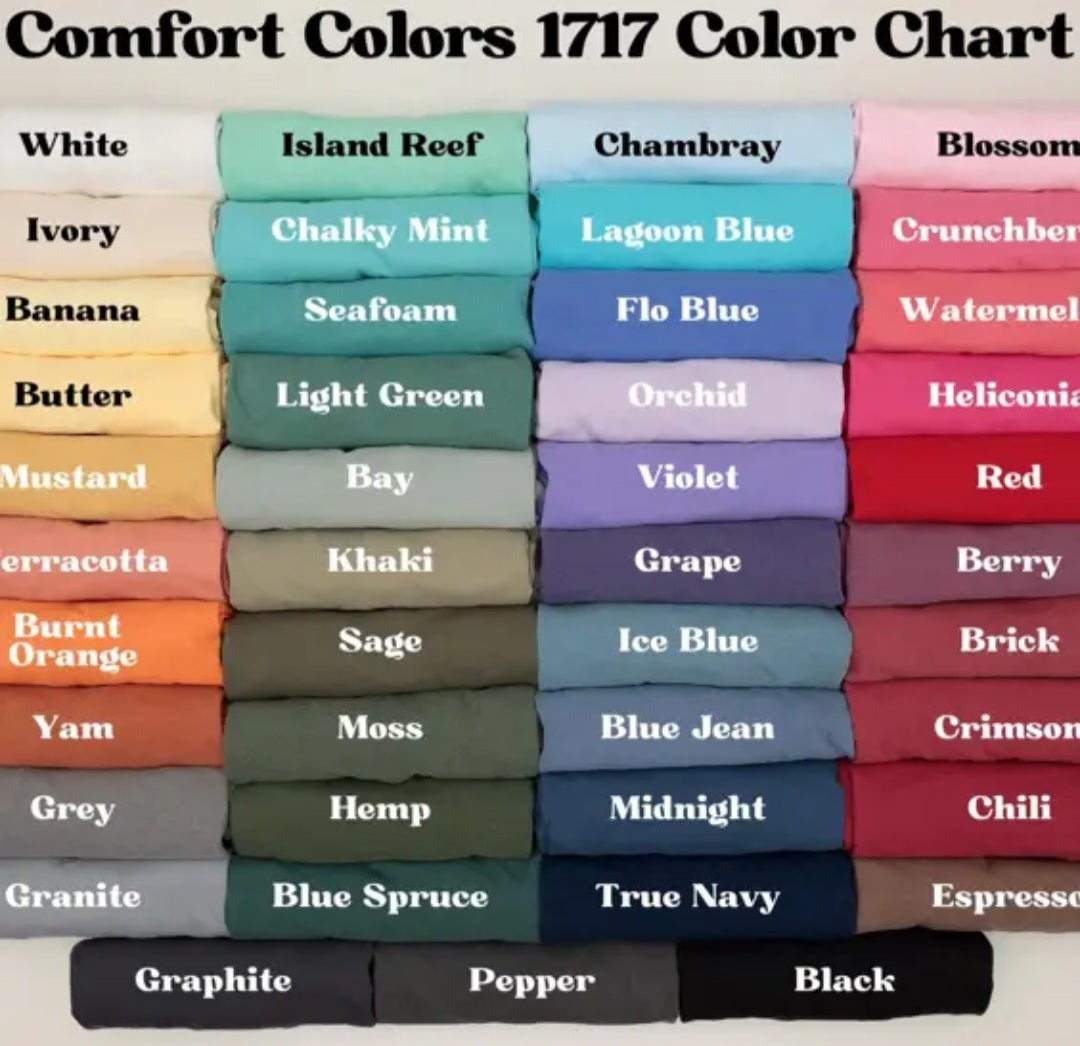 The Heavens Are Roaring Comfort Colors Tees! (Any Color)