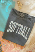 Camo Softball Comfort Colors Tee