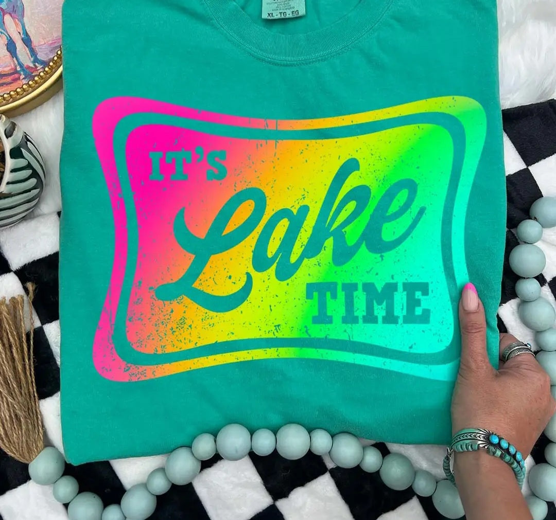 It's Lake Time Comfort Colors Tee