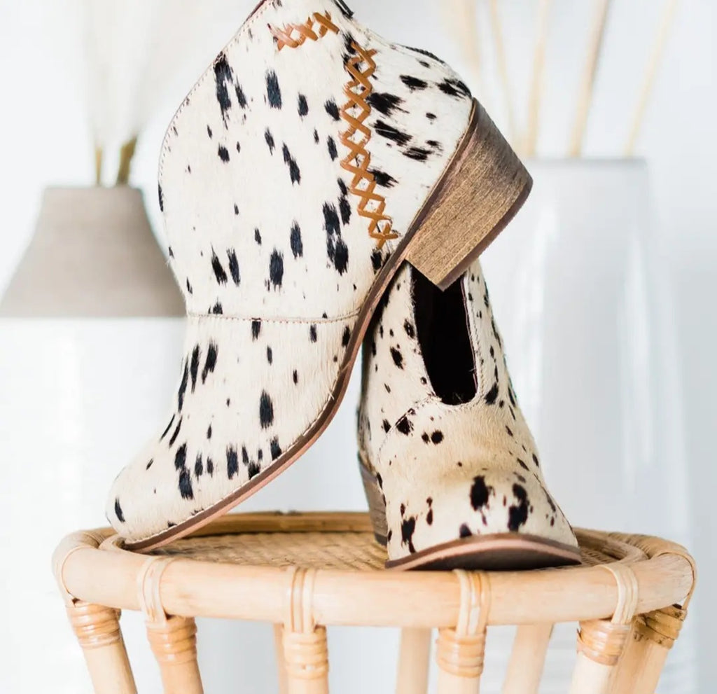 All Roads Bootie in Black and White