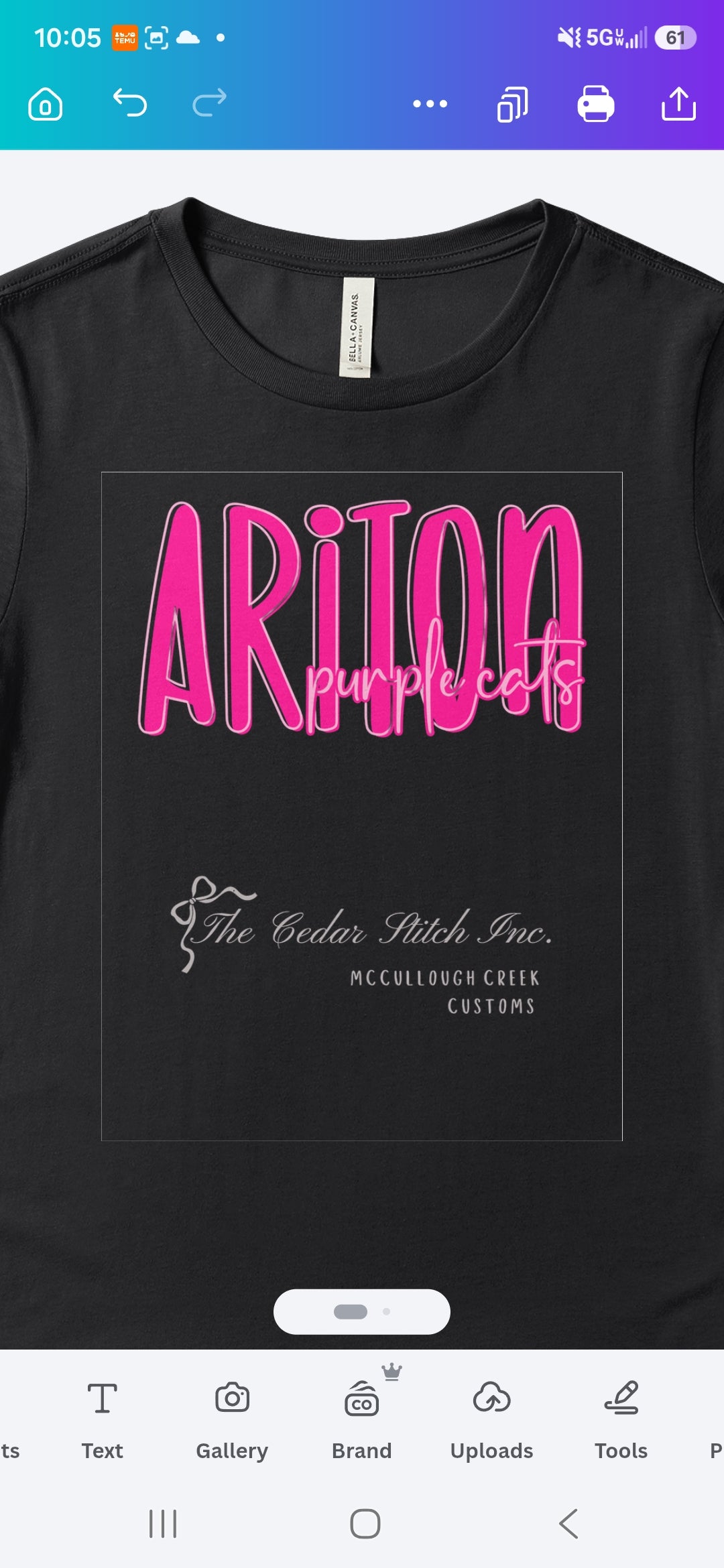 PINK OUT School Mascot Tee/Sweatshirt