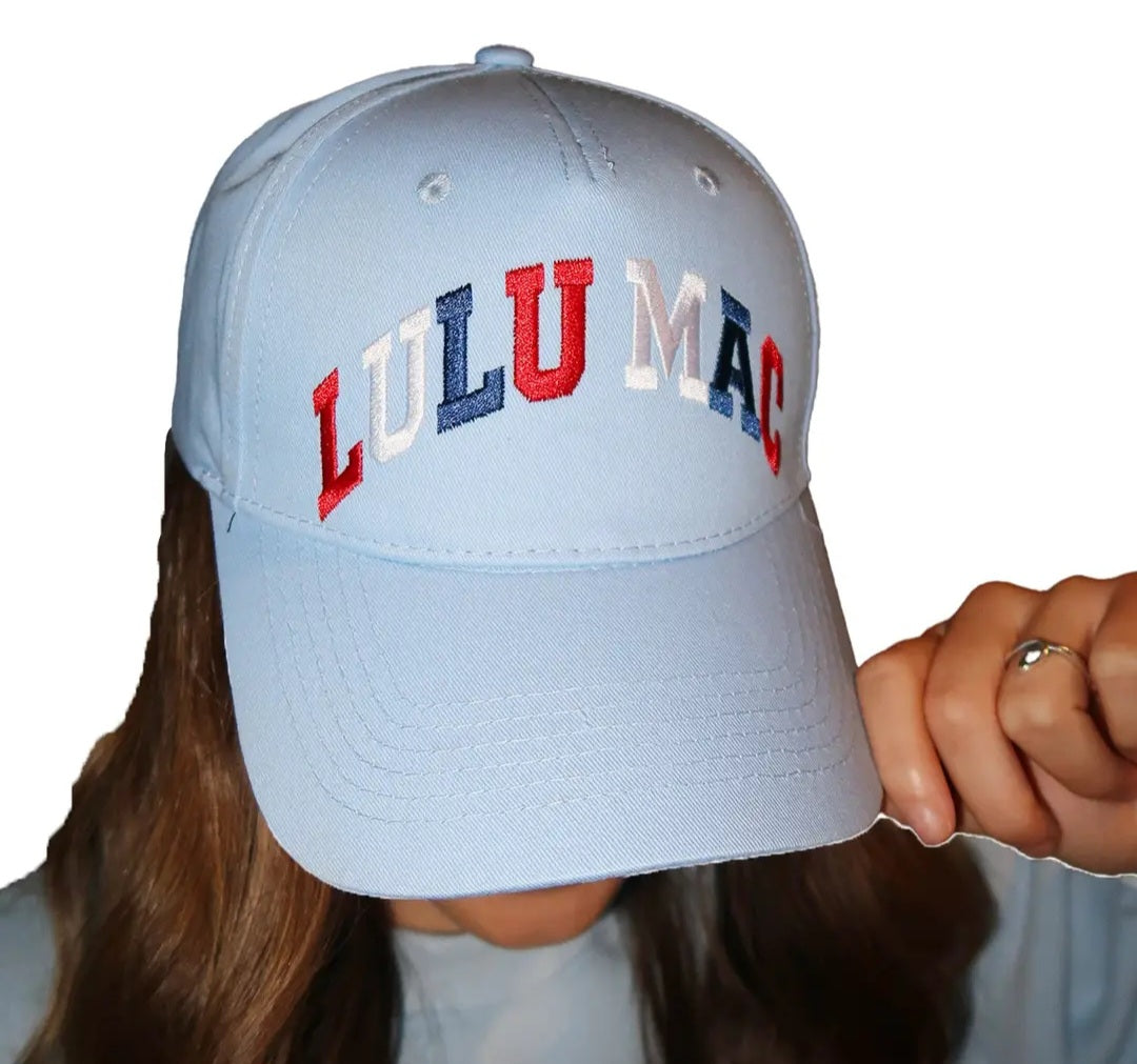 LULU MAC Red/White/Blue Hat