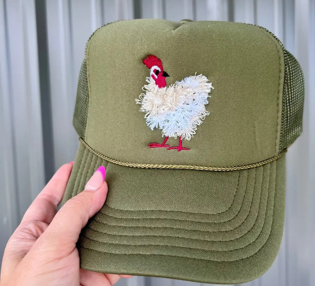 Mother Clucker Fluffy Embroidery Trucker Hat