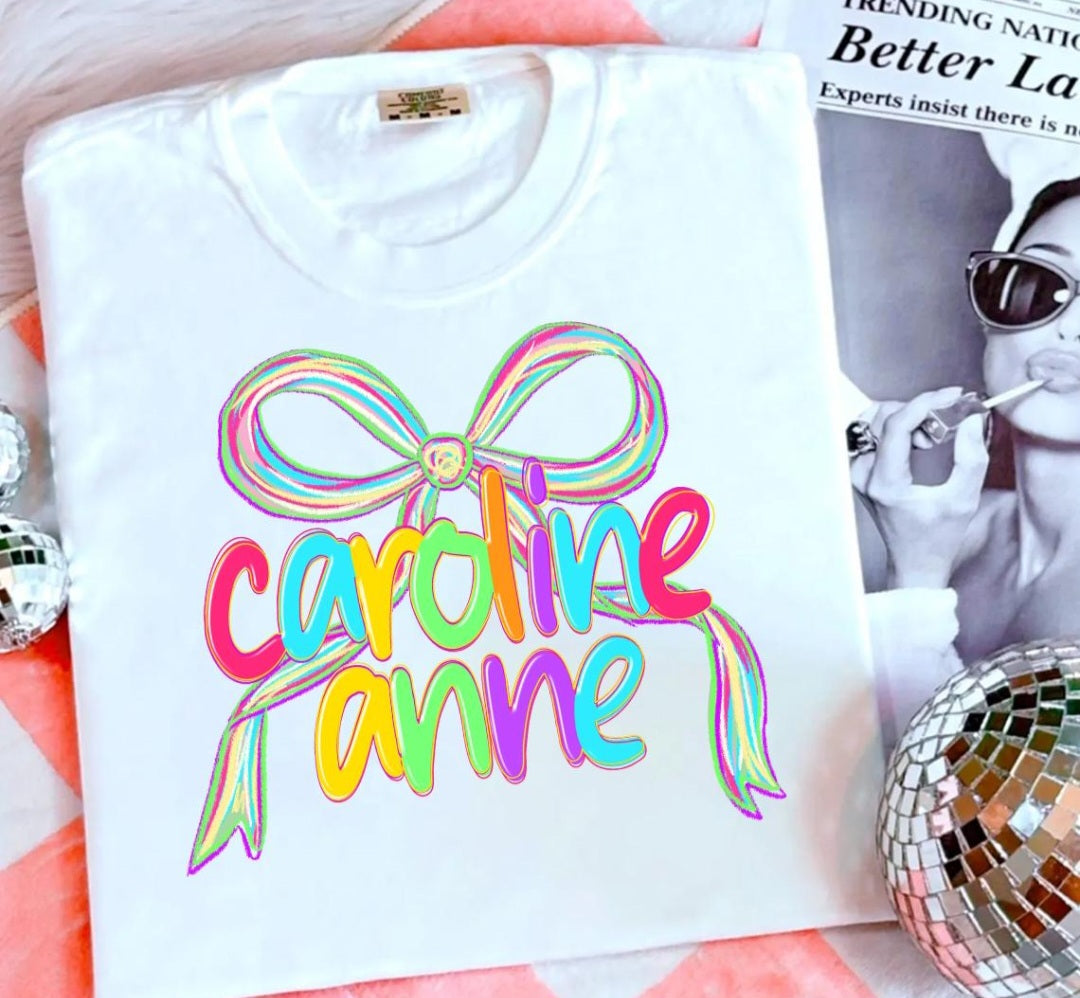 Toddler & Youth Sizes Custom Name Tees!