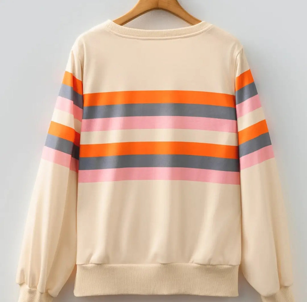 Vivienne Puff Sleeve Casual Pullover