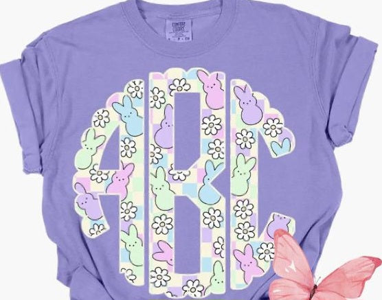 Peeps Monogram Tee