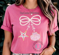 BEACH TIME Pearl Bow Tee