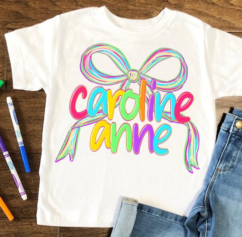 Toddler & Youth Sizes Custom Name Tees!