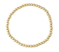18K Gold Plated 6mm Stretch Bracelet