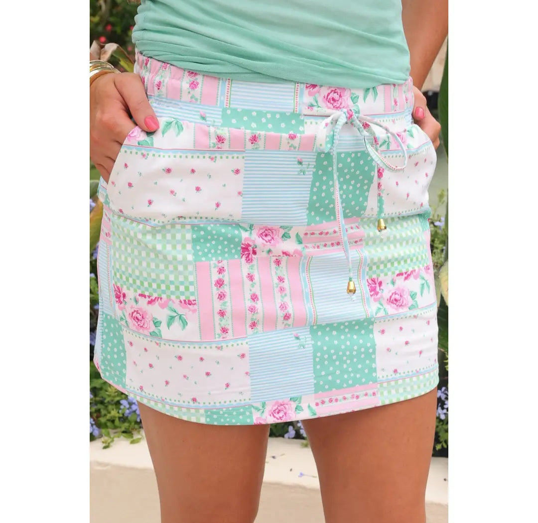 HEIRLOOM PATCHWORK SKORT